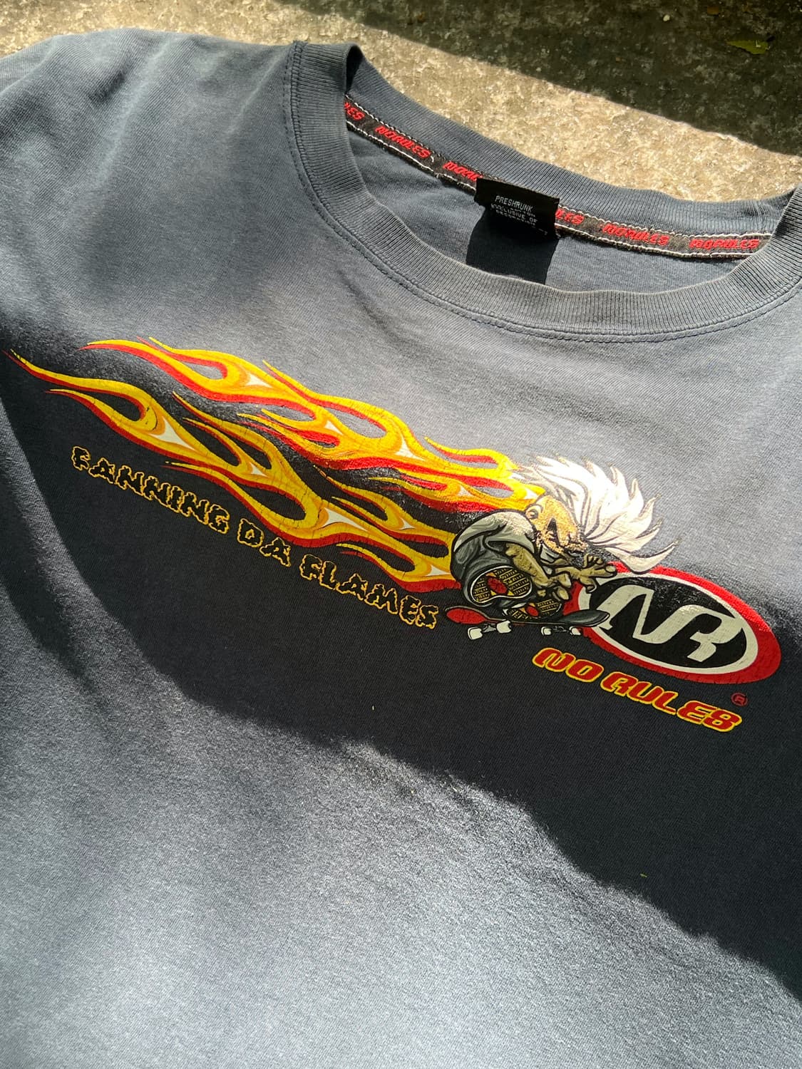 Vintage No Rules Skate Fading Shrit 상품이미지3