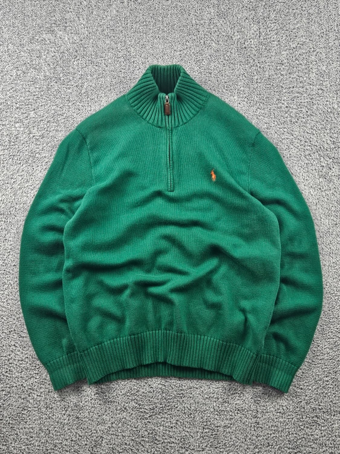 폴로랄프로렌 코튼 하이 넥 하프 집업 니트 ( M ) / 10818 상품이미지1