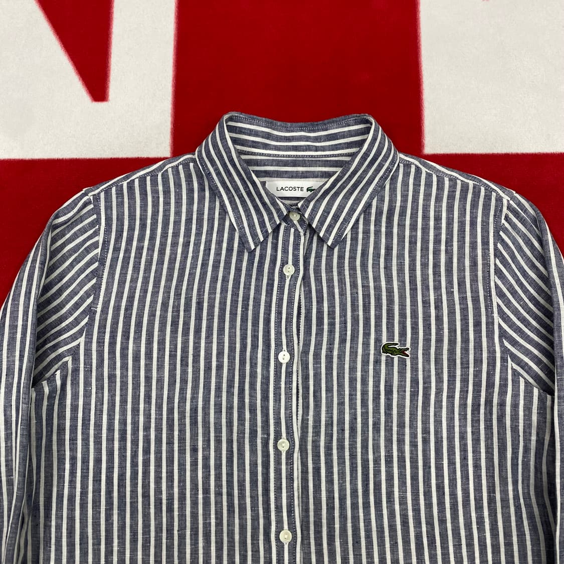 라코스테 린넨셔츠 여성90 상품이미지3