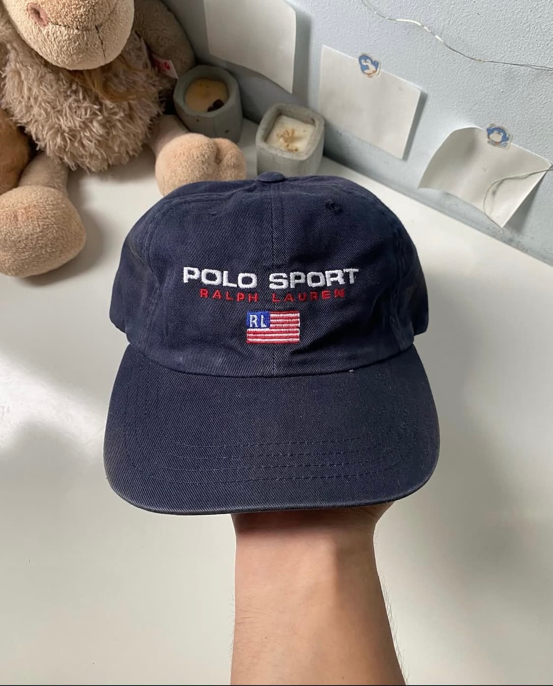 폴로 스포츠 볼캡 네이비 상품이미지1