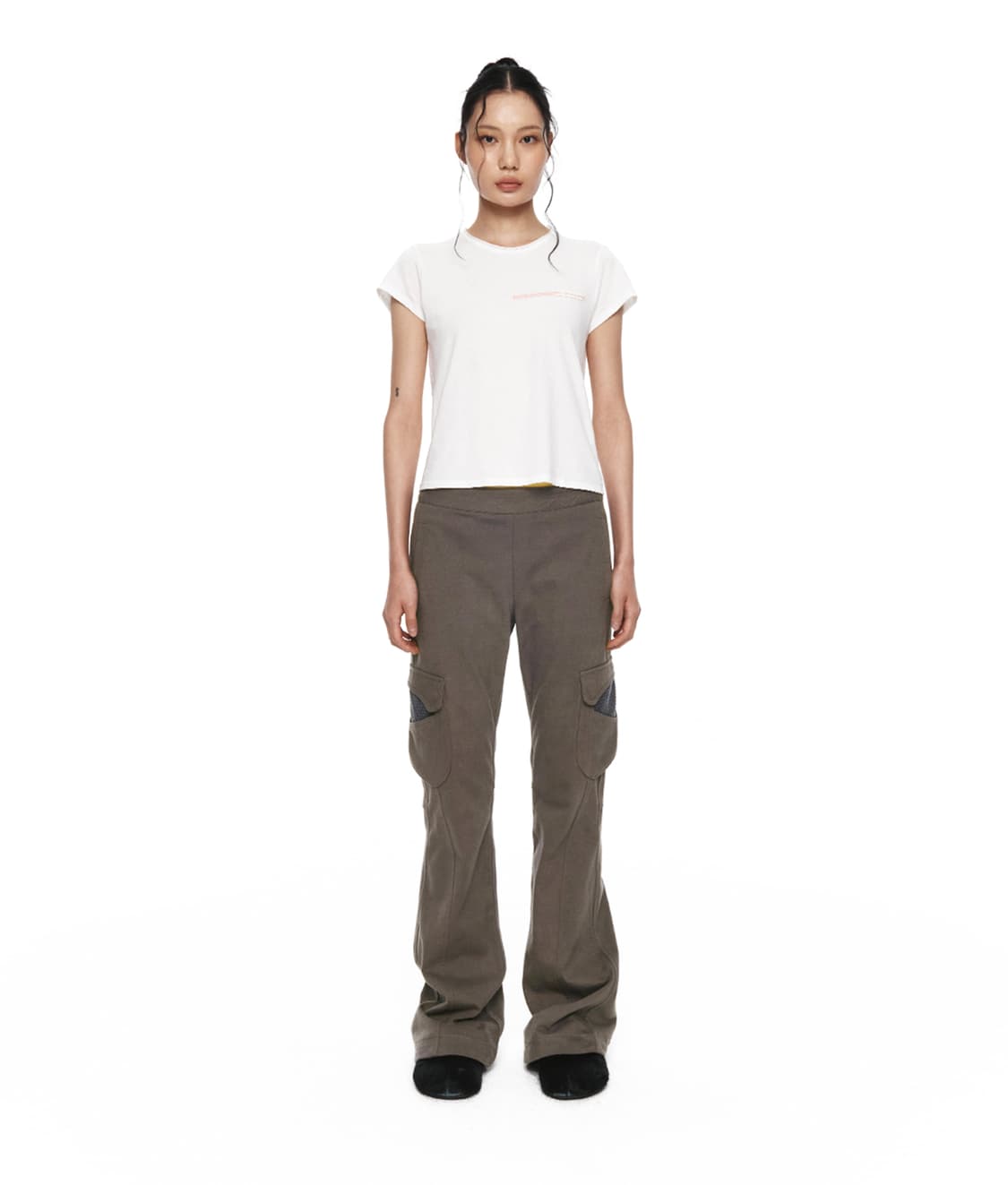 XLIM EP.8 WOMEN 02 TROUSERS LIGHT TAUPE 상품이미지1