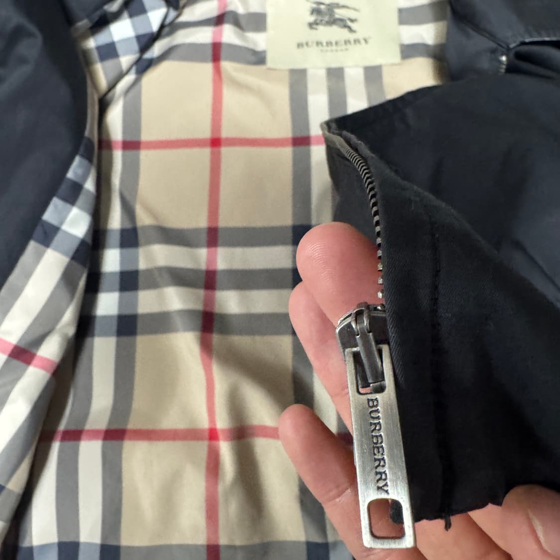 버버리  블루종  자켓 L사이즈  상품이미지8