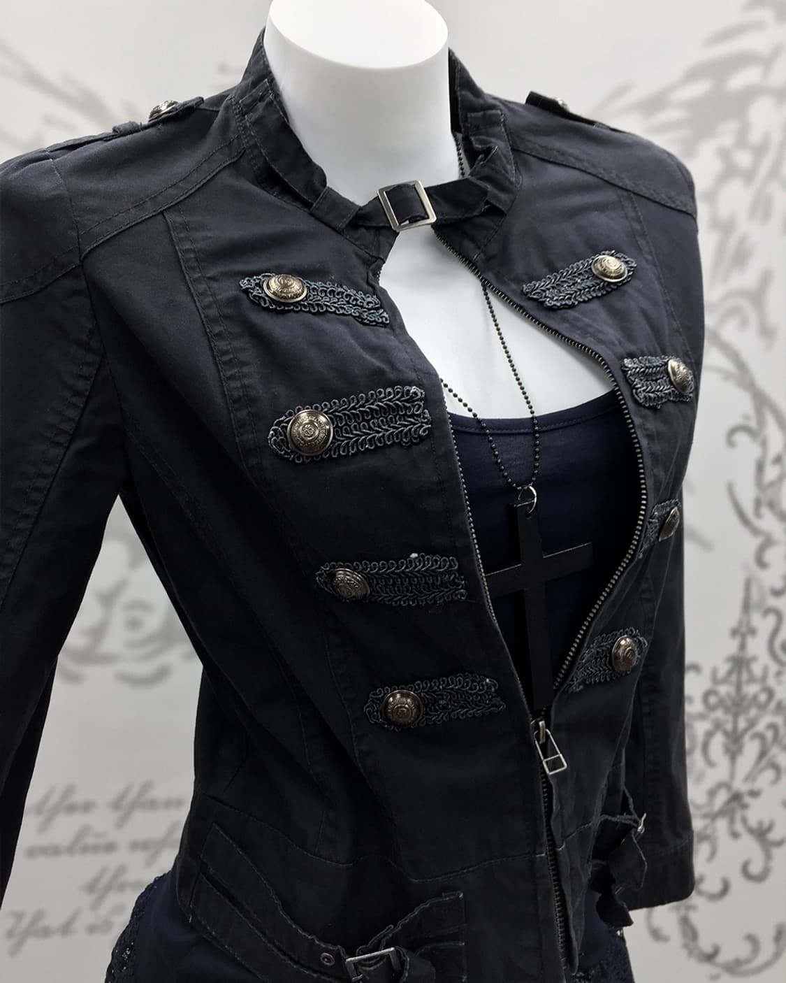 Dark Gothick Highneck Buckle Jacket 상품이미지1