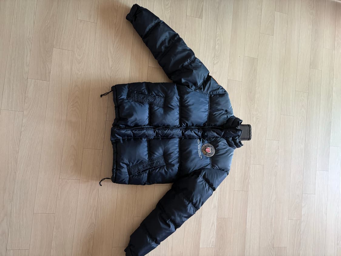 M(100) 폴로 랄프로렌 성조기 와펜 네이비 구스다 운 패딩 자켓 상품이미지1