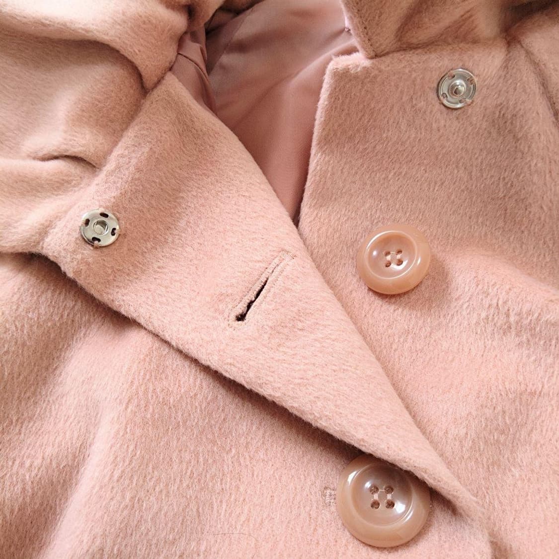 메조피아노 라떼핑크 판초 케이프 코트 라떼갸루 히메갸루 앙크루즈  상품이미지3