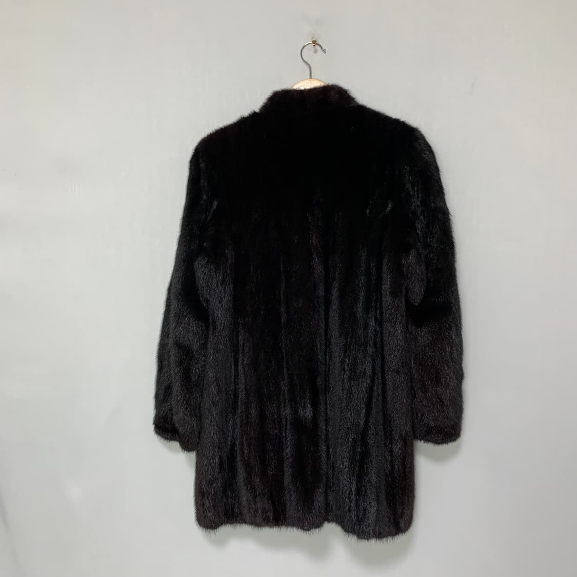 jpn 일본 빈티지 밍크 리얼 퍼 자켓 숏코트 블랙 상품이미지4