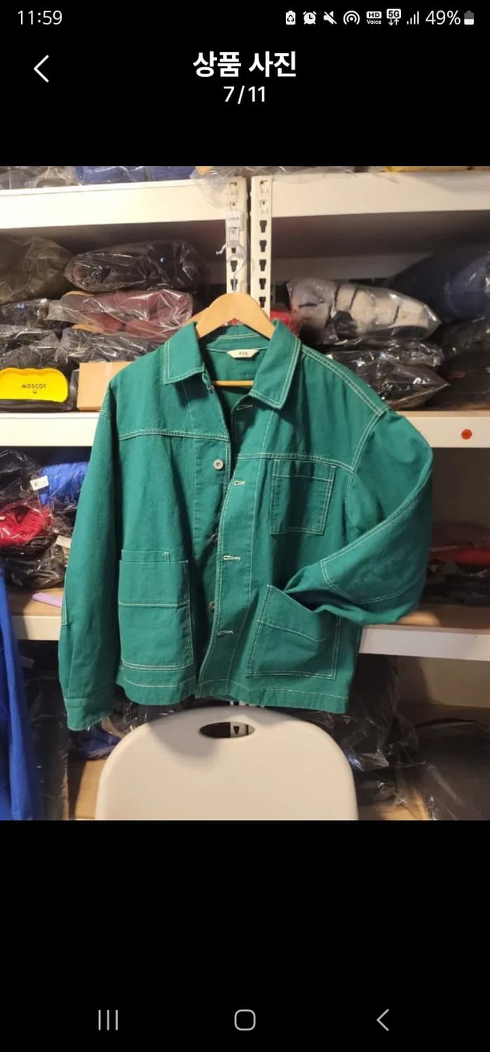 HAZZYS HIS 'Abel' Over-fit Work Jacket 상품이미지6