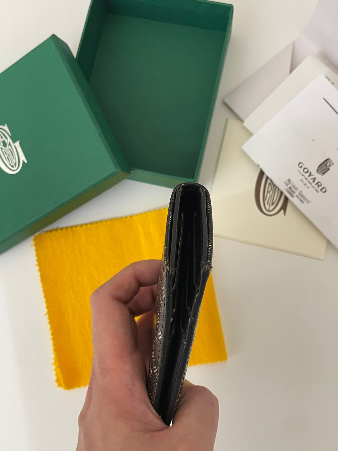 고야드 생피에르 오거나이저 카드지갑 블랙 상품이미지3