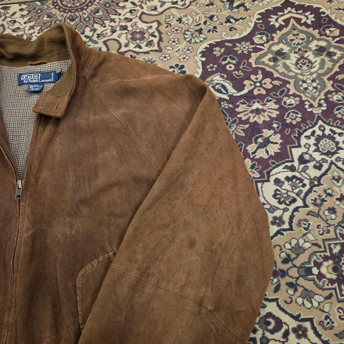 폴로 스웨이드 해링턴 g9 바라쿠타 자켓  상품이미지6