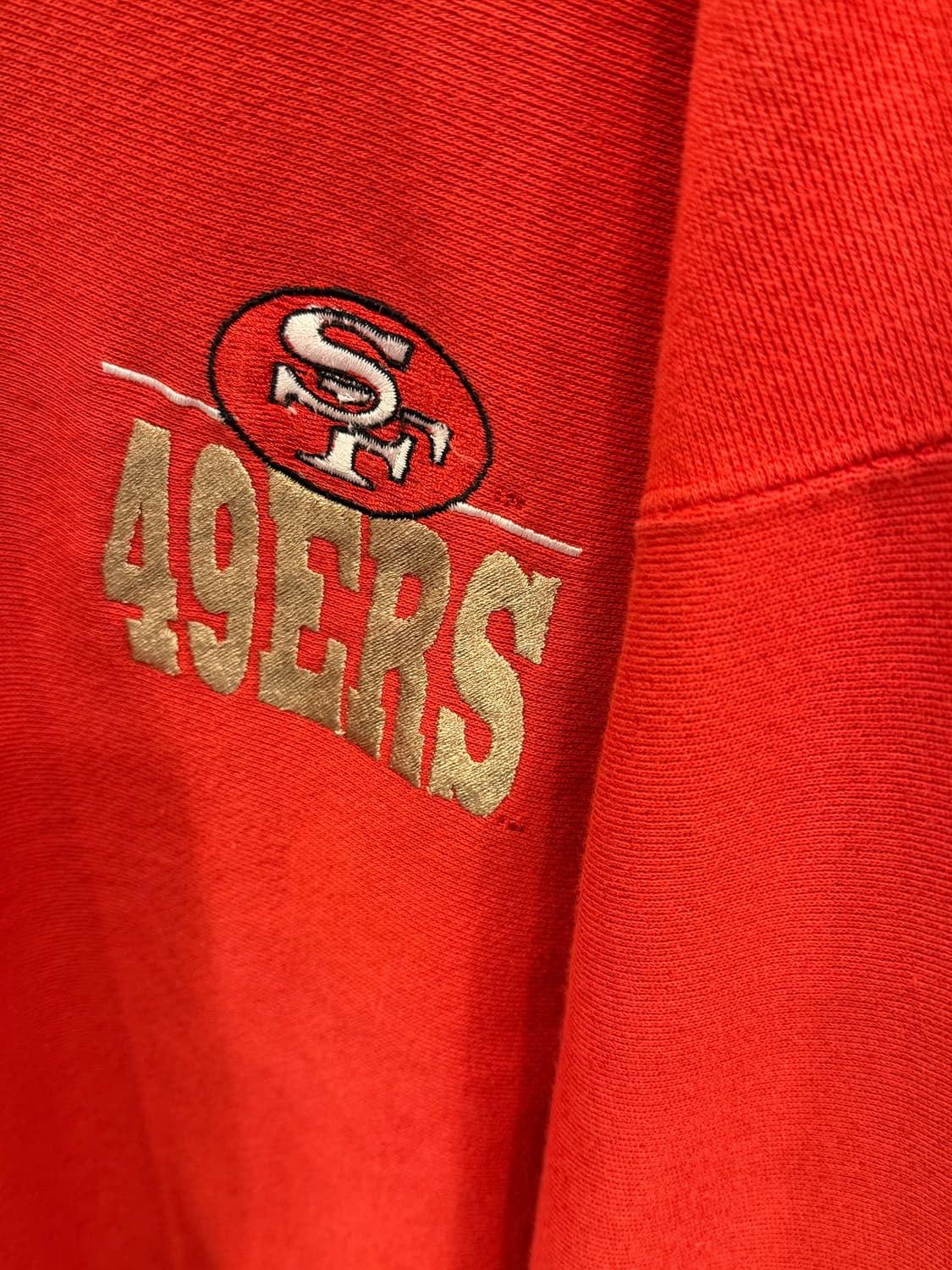 90s The game NFL 샌프란시스코 49ERS 터틀넥 스웻셔츠 상품이미지5