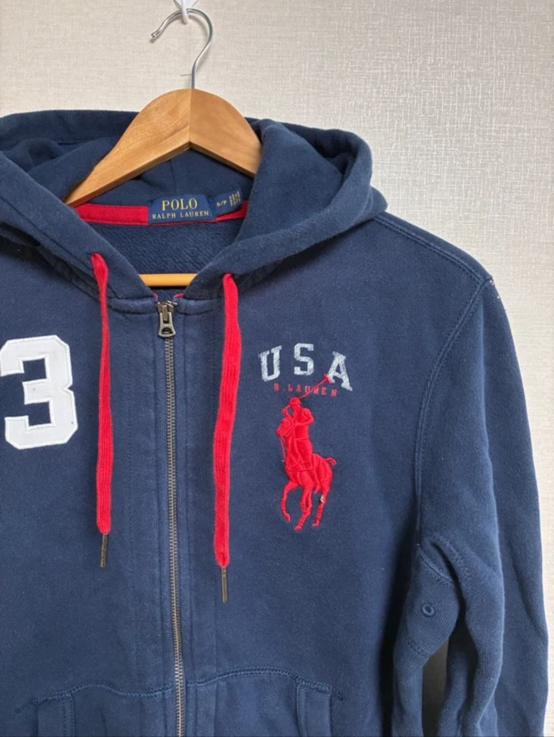 폴로 빅포니 usa 후드집업 상품이미지1