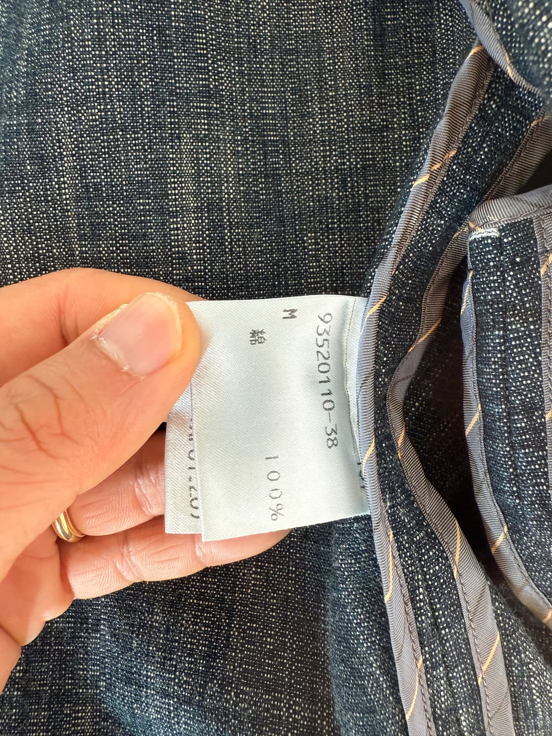 KAKA(kazutaka kato) 3버튼 데님 자켓 상품이미지8