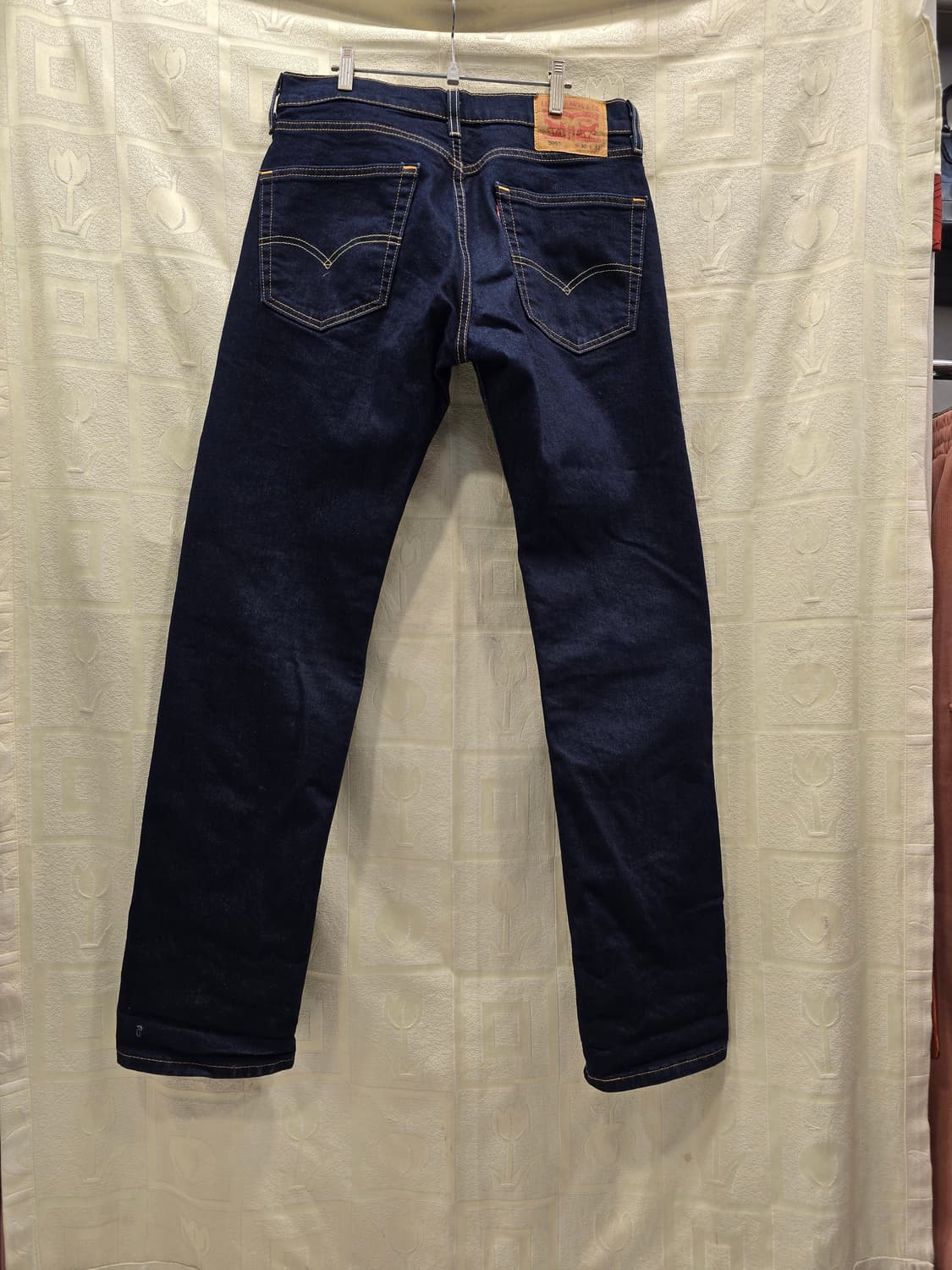 리바이스 505 레귤러핏 진청 데님 29~30 상품이미지5