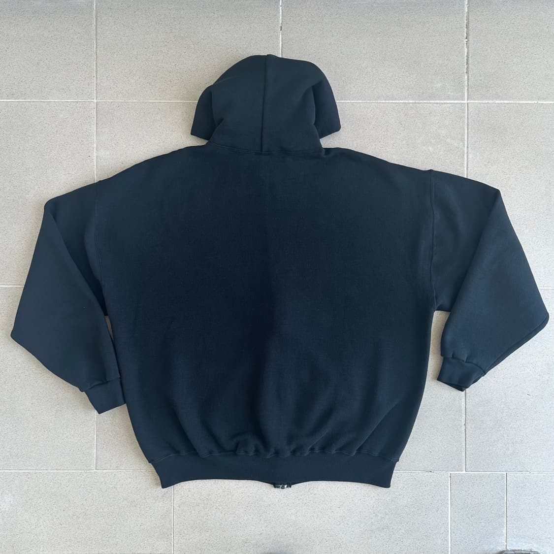 90s 빈티지 러셀 후드집업 블랙 XXL 상품이미지2