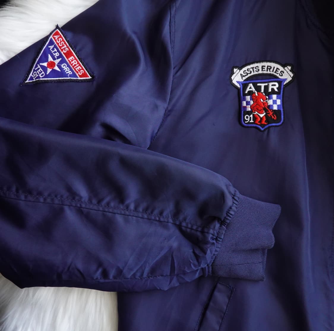 빈티지 US AIR FORCE 패치 MA-1 항공 점퍼 자켓 1905 상품이미지5