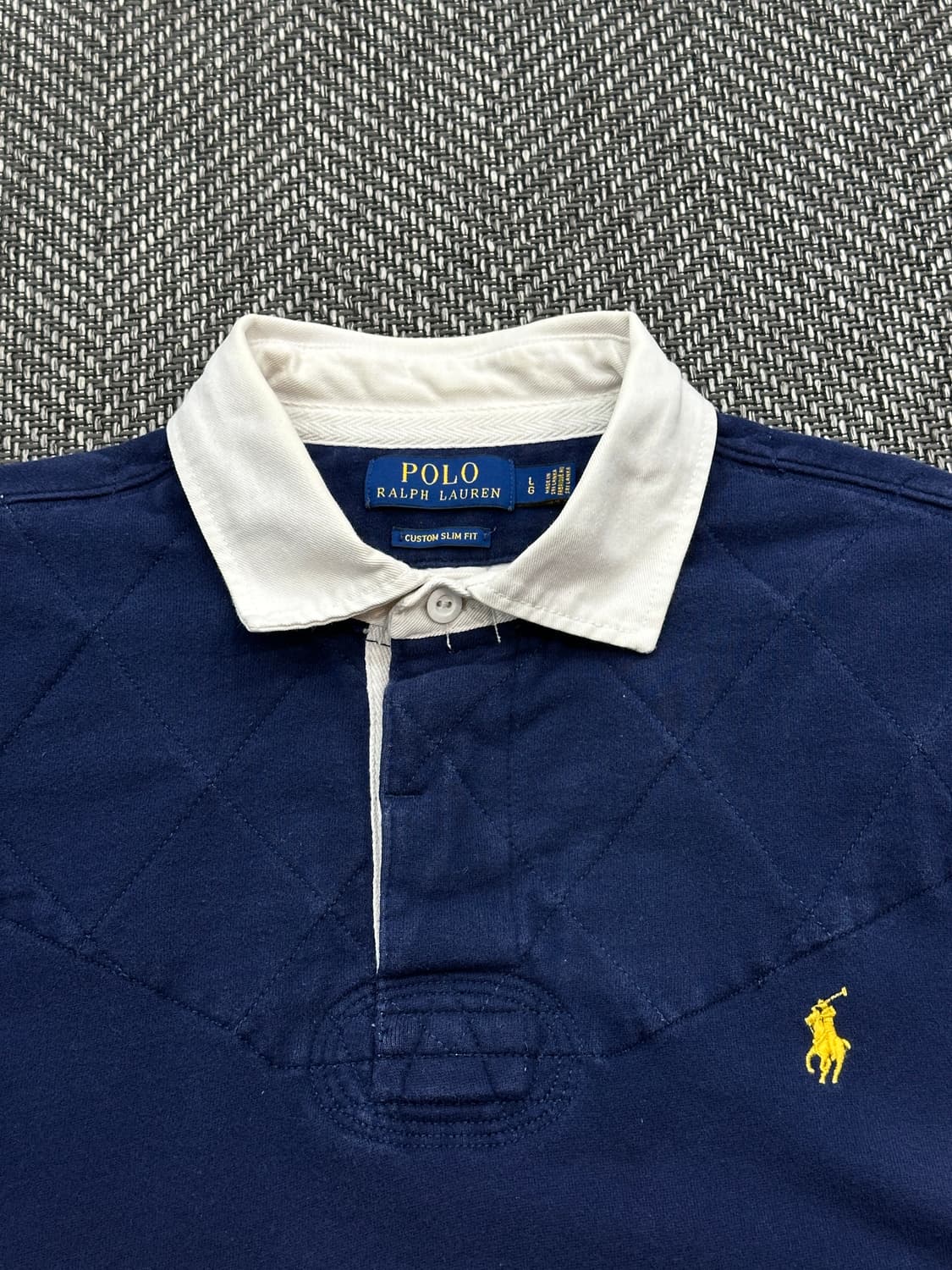 폴로 랄프로렌 네이비 럭비 티셔츠 상품이미지3