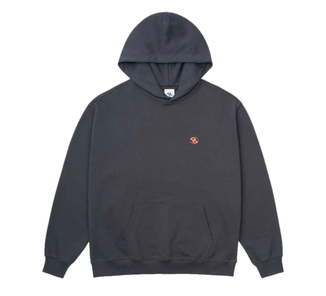 산산기어 로고 후디 차콜 - 24SS 상품이미지4