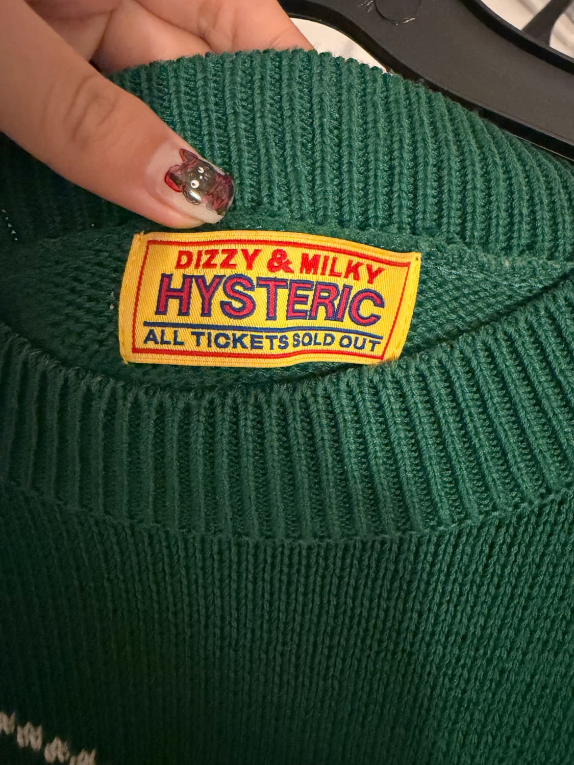 히스테릭글래머 퍽베어 니트 상품이미지3