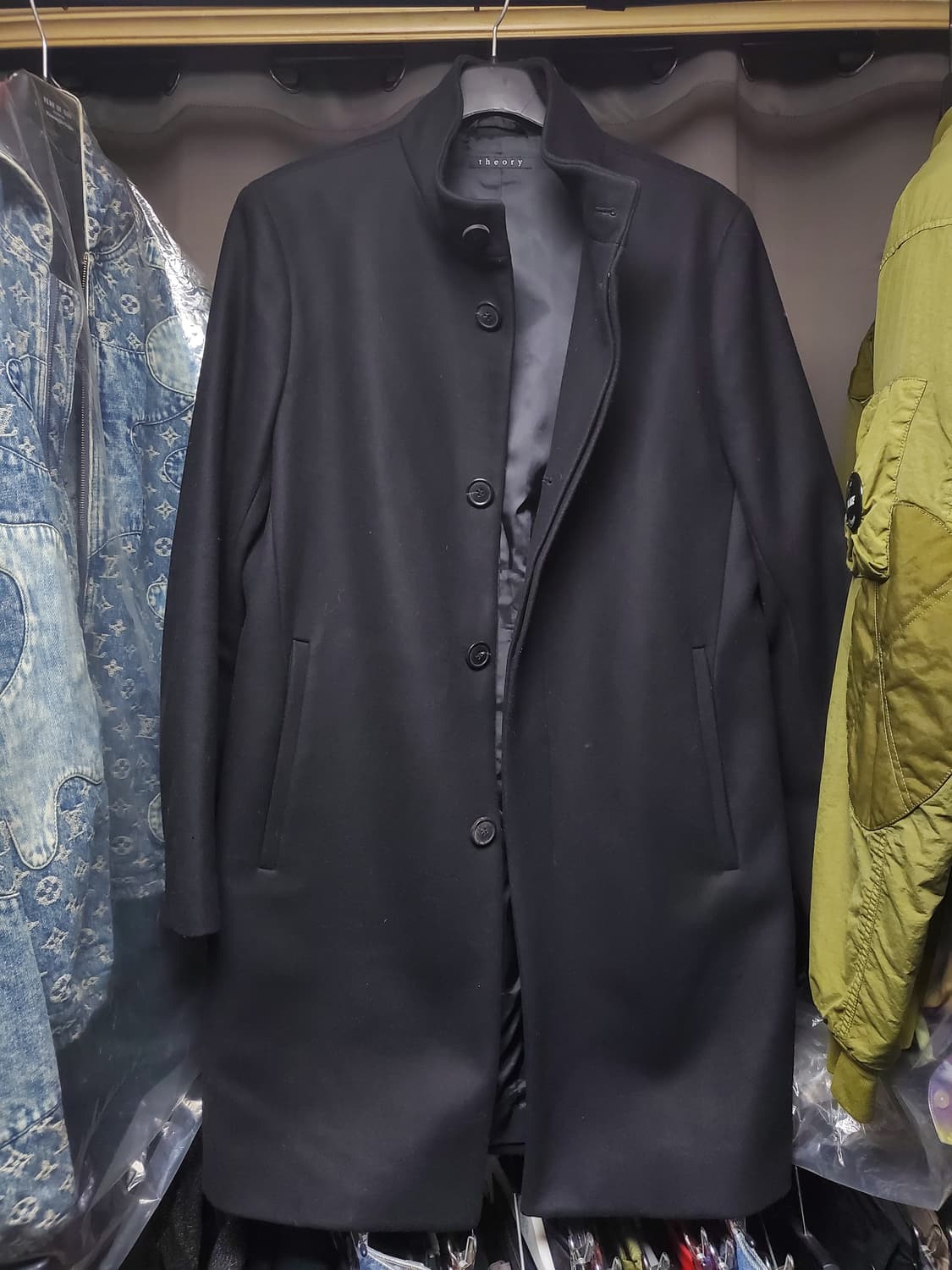 띠어리 남성 캐시미어 큐프라 코트 상품이미지1