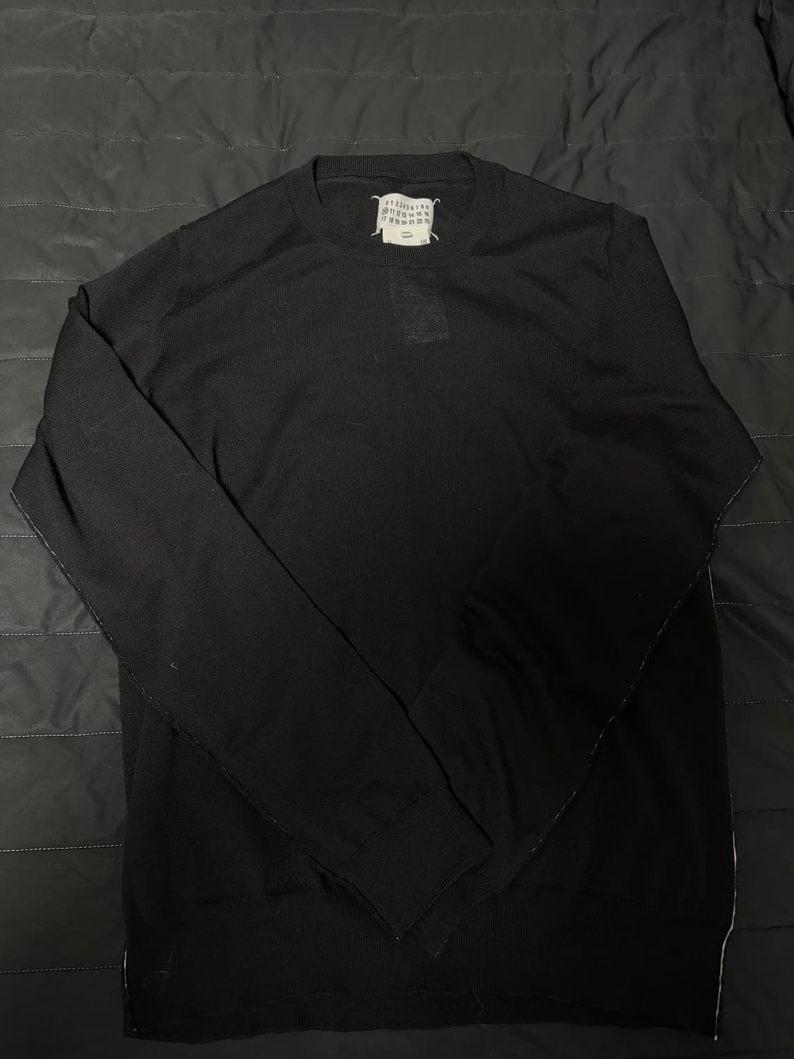 마르지엘라 니트 검정 상품이미지2