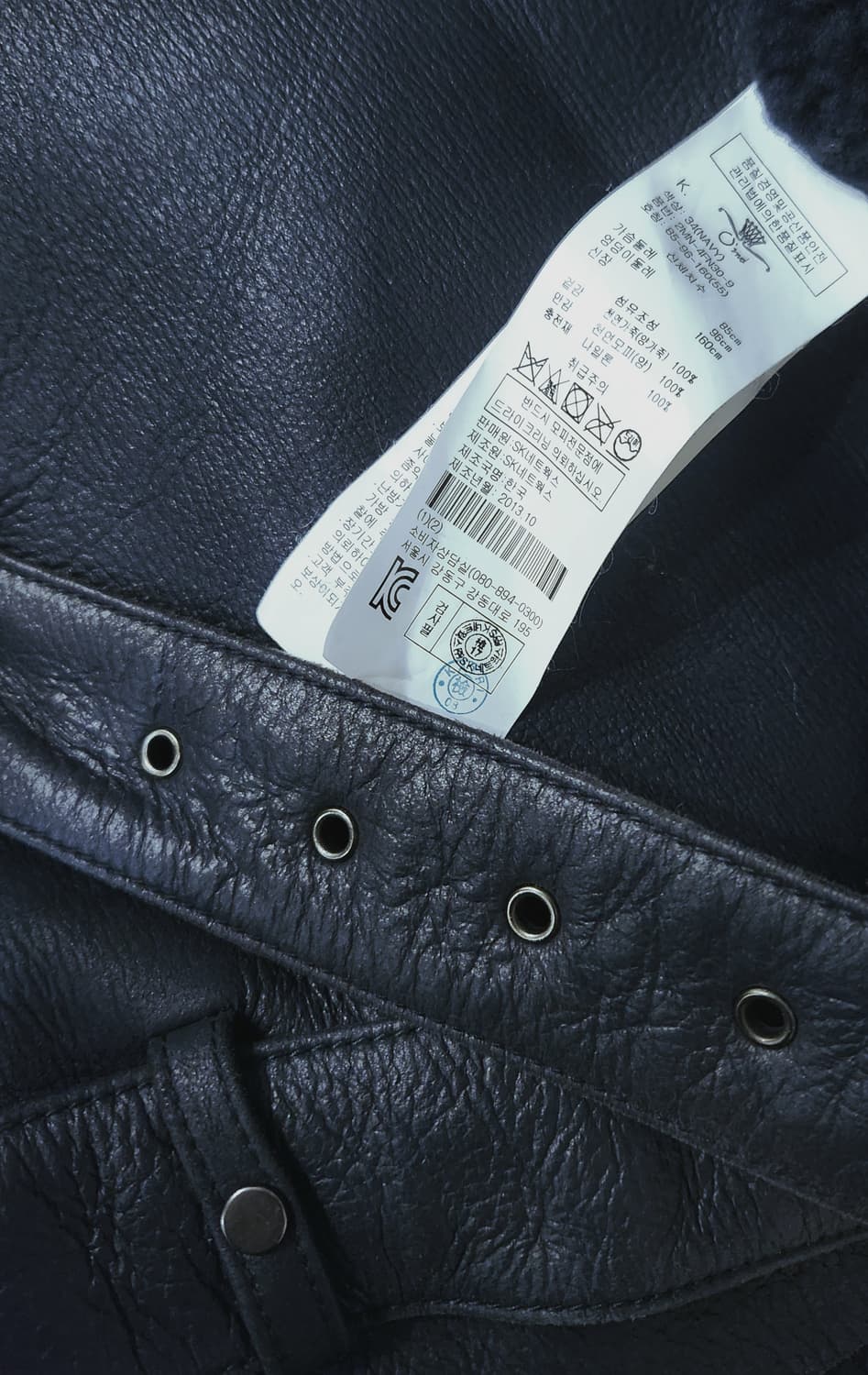 한섬 오즈세컨 양가죽 양털무스탕 상품이미지8