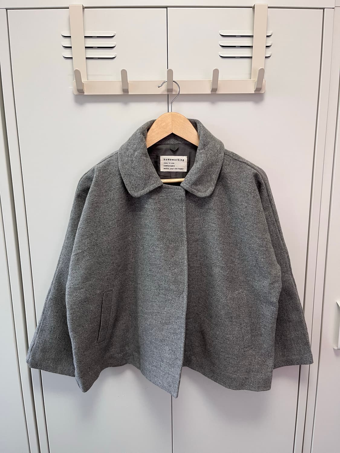 Homeworking 사와코 투버튼 울코트 상품이미지7