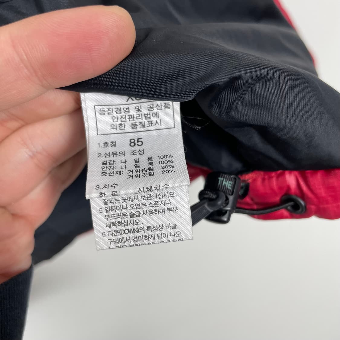 노스페이스 700 구스다운 패딩조끼 상품이미지7