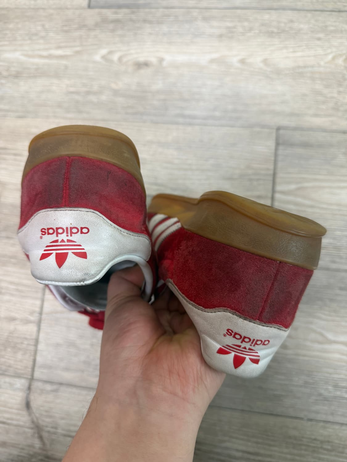 (급처)아디다스 가젤 인도어 스칼렛 275사이즈 상품이미지4