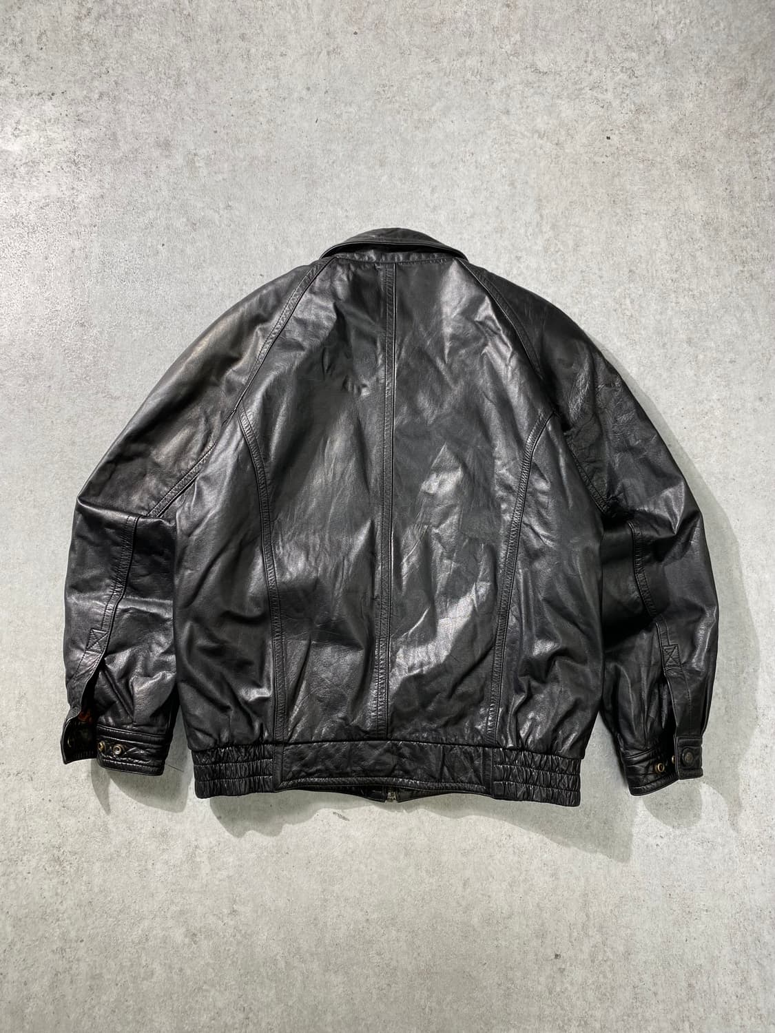 [95] 90s London 런던포그 소가죽 봄버자켓 상품이미지4