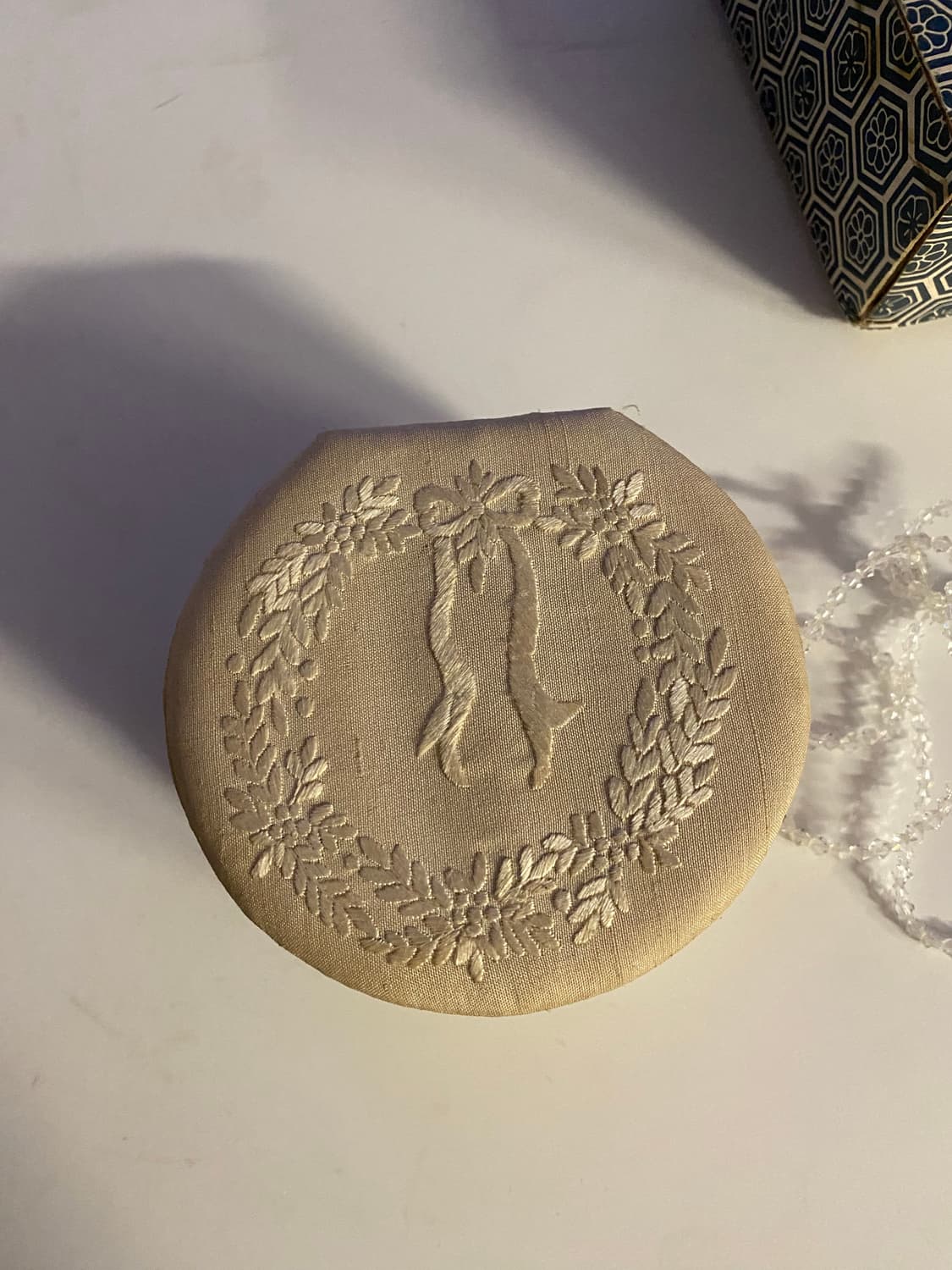 리본자수 보석함 빈티지 앤틱 소품 상품이미지6