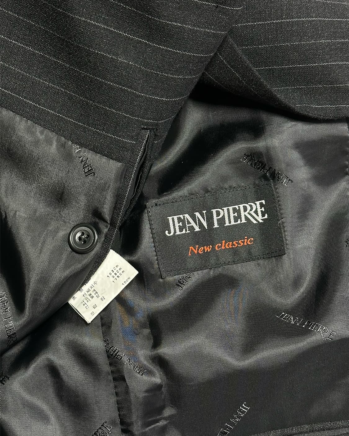 장피에르 3버튼 스트라이프 자켓 상품이미지3