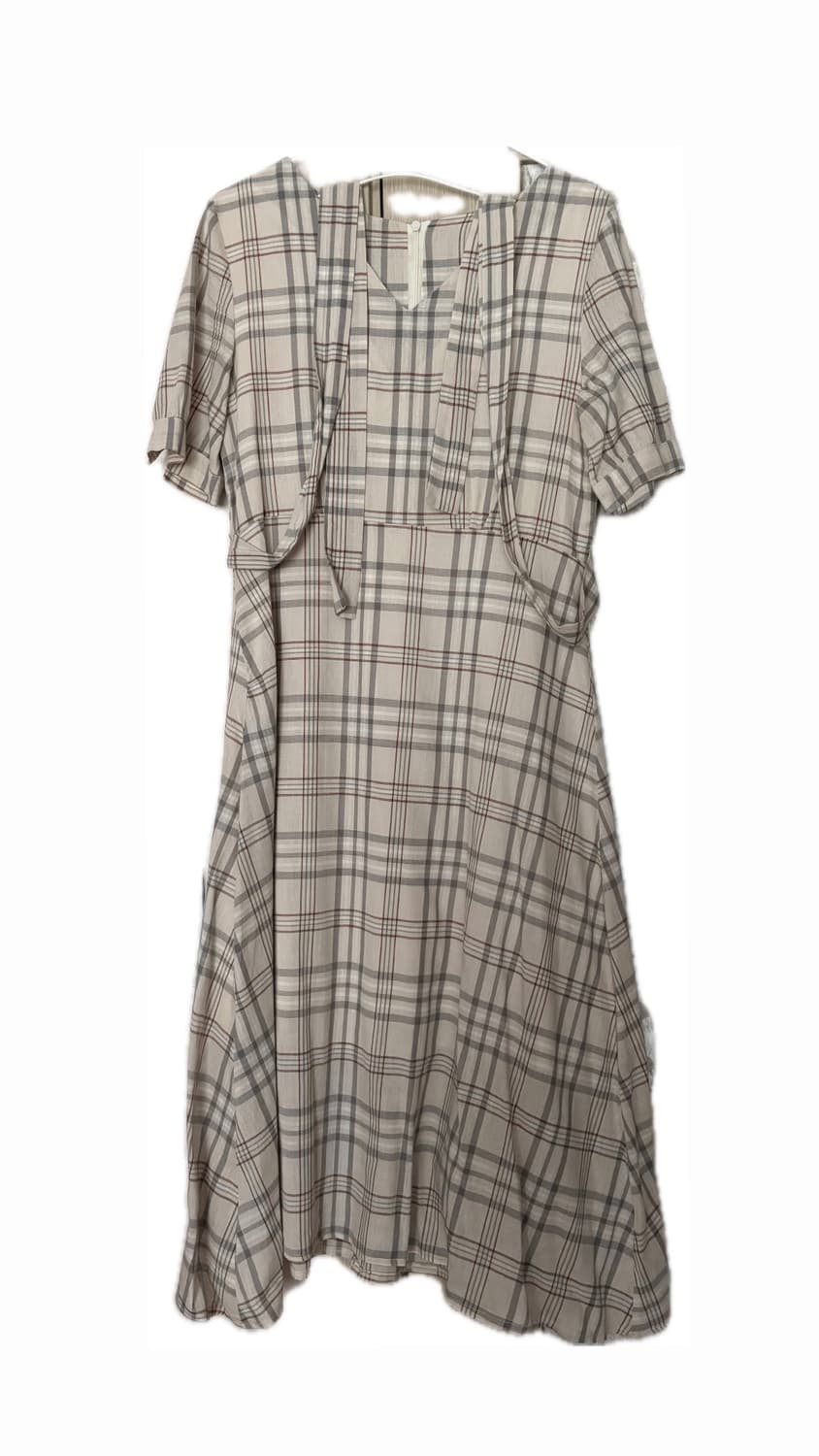 빈티지 체크 원피스 상품이미지1