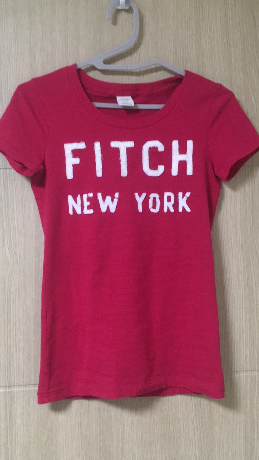 아베크롬비 핑크 패치 반팔 상품이미지7