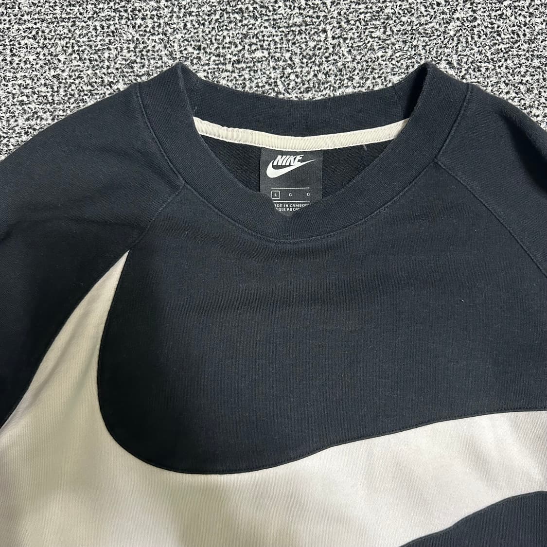 (XL추천) 나이키 빅스우시 블랙 맨투맨 상품이미지2