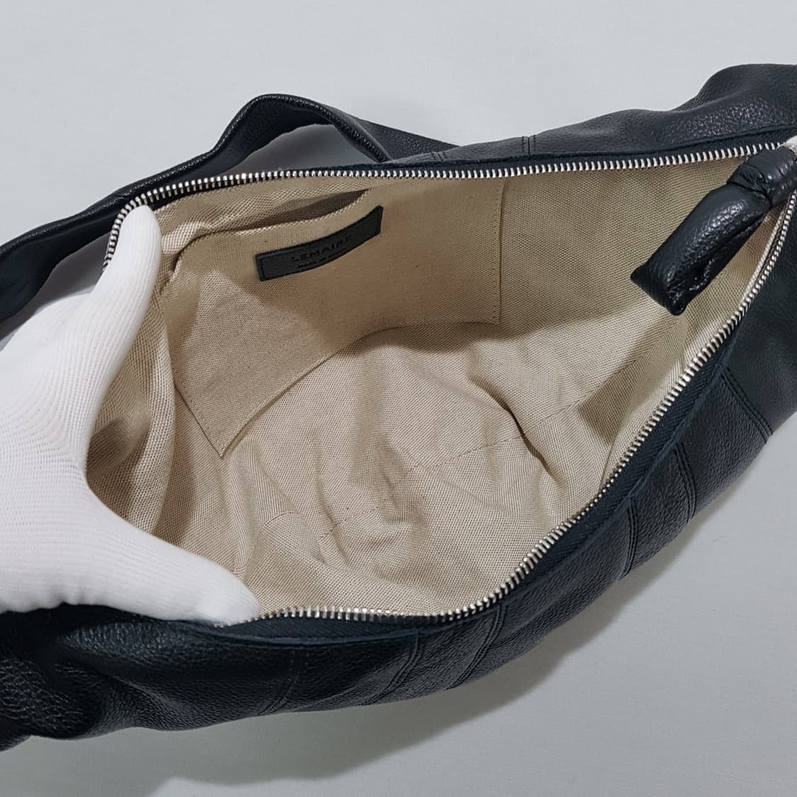 르메르 크루아상 미디움 소가죽 블랙  상품이미지9