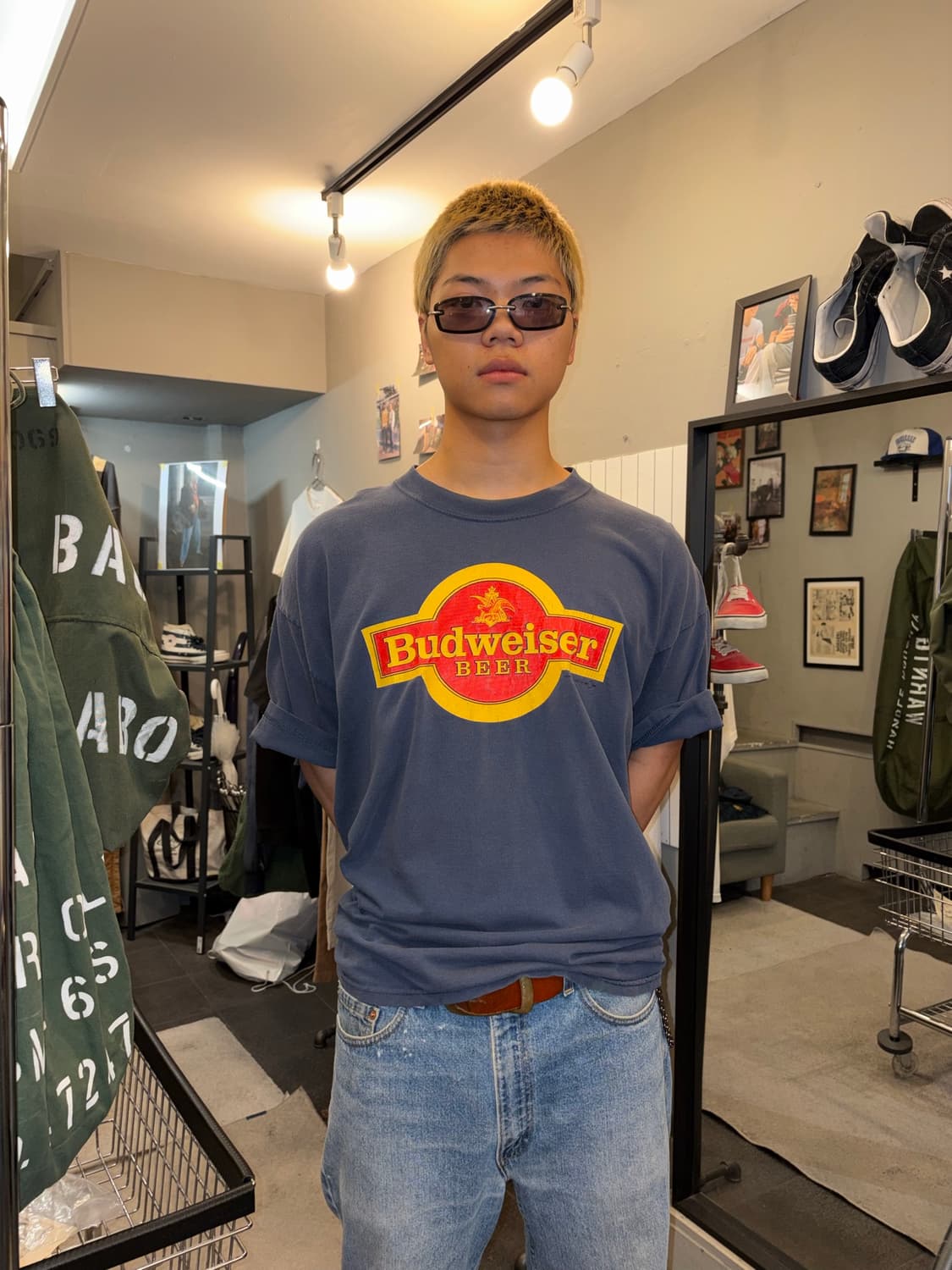 90’s Budweiser retro 1950 series promo T 상품이미지1