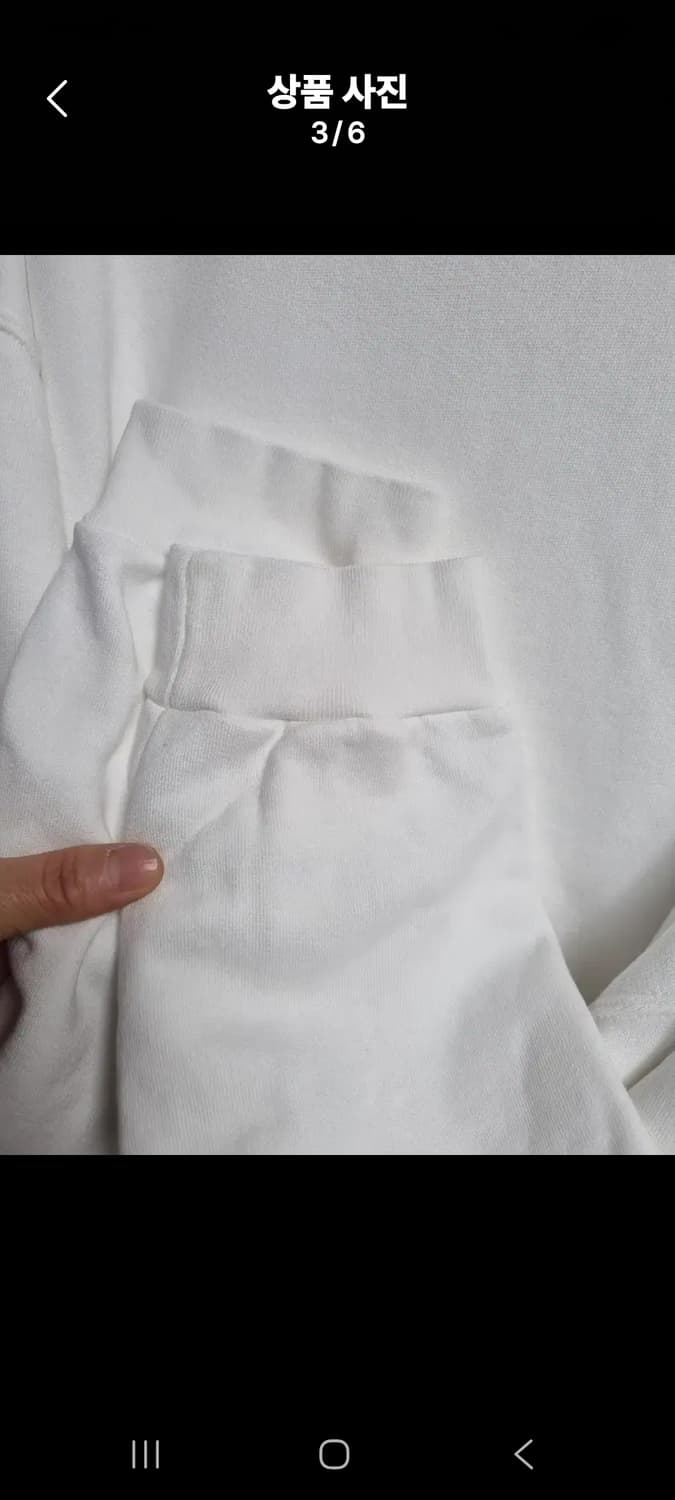 (정품) 아크네스튜디오 기모 맨투맨 상품이미지3