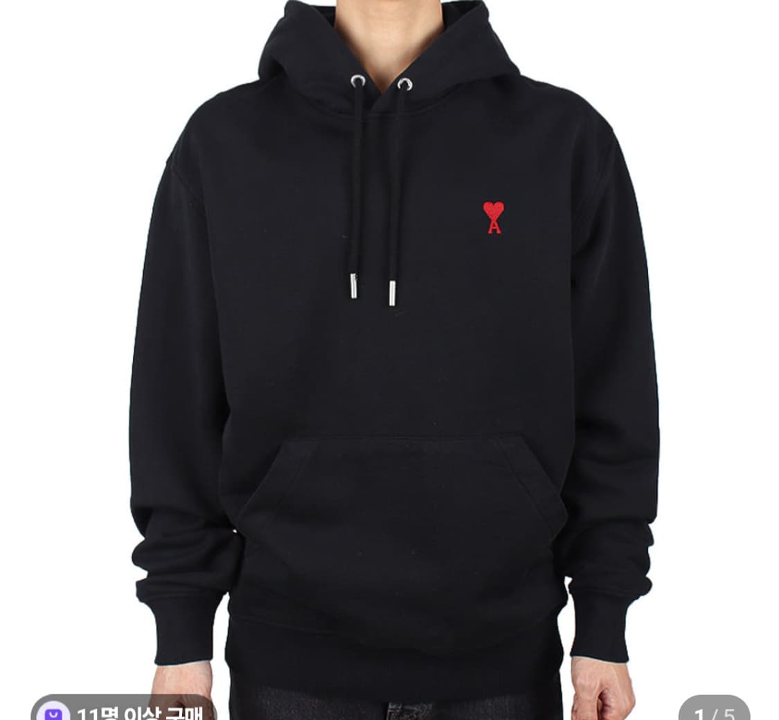 큐알인증정품)새상품)아미후드티 전사이즈 상품이미지1