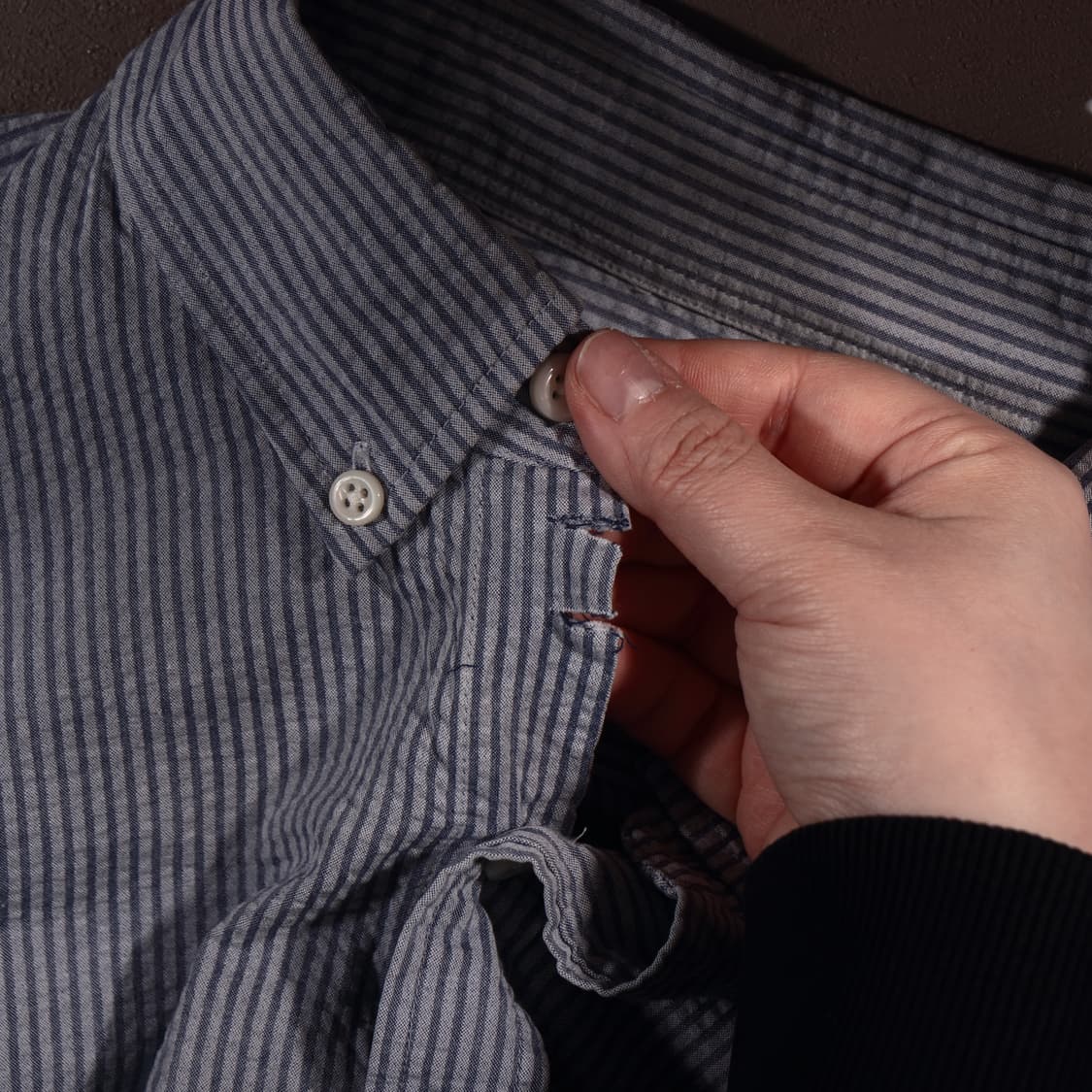 헤지스 스트라이프 셔츠 B195 상품이미지4