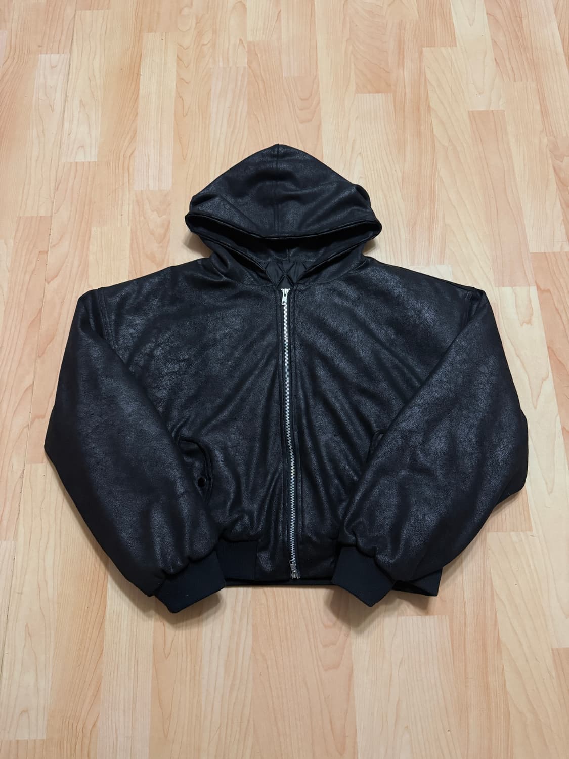 OS) preoccupy 크랙 스킨 후드 봄버 상품이미지1