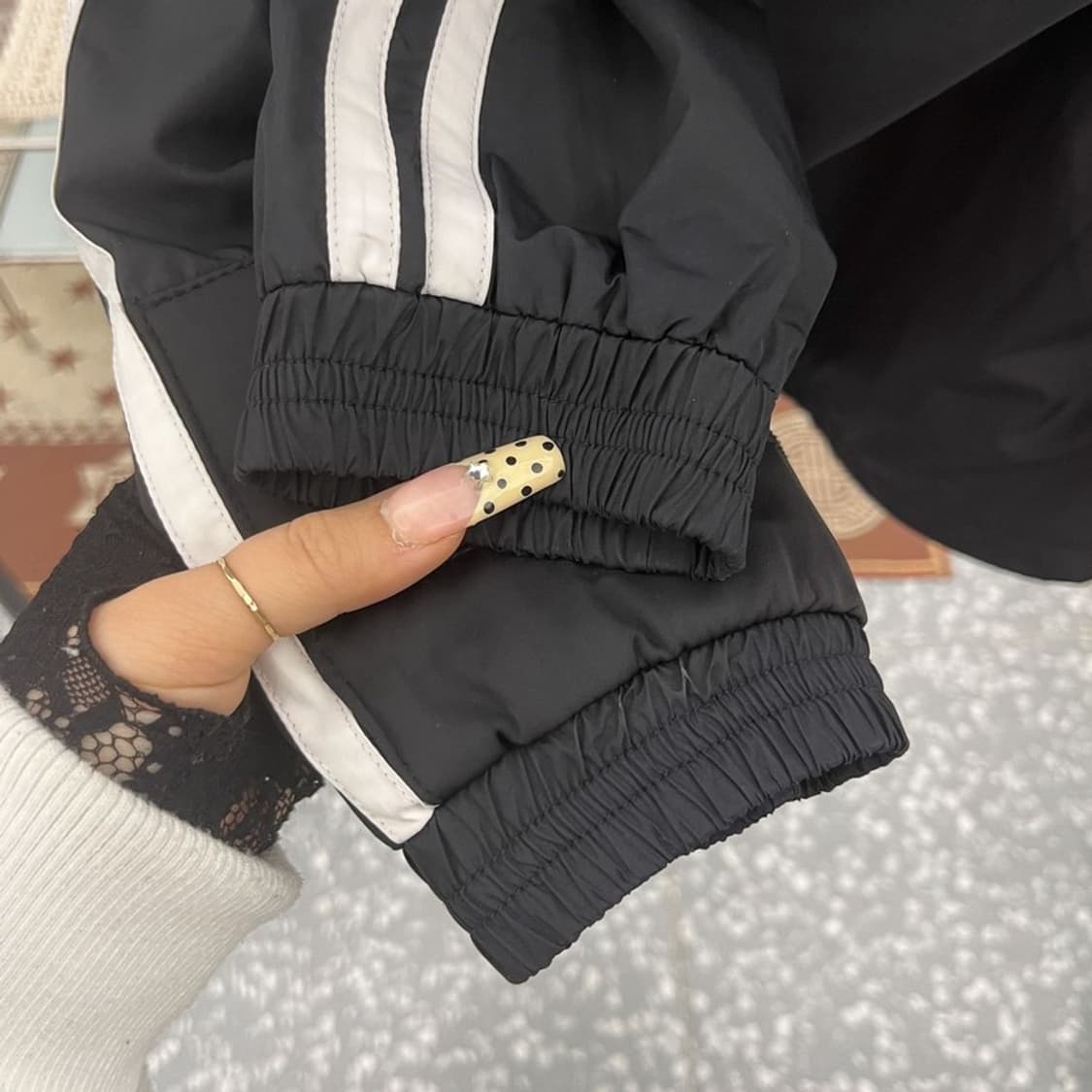 챔피온 레트로 빈티지 배색 고프코어 바람막이 자켓 XL C09997 상품이미지7