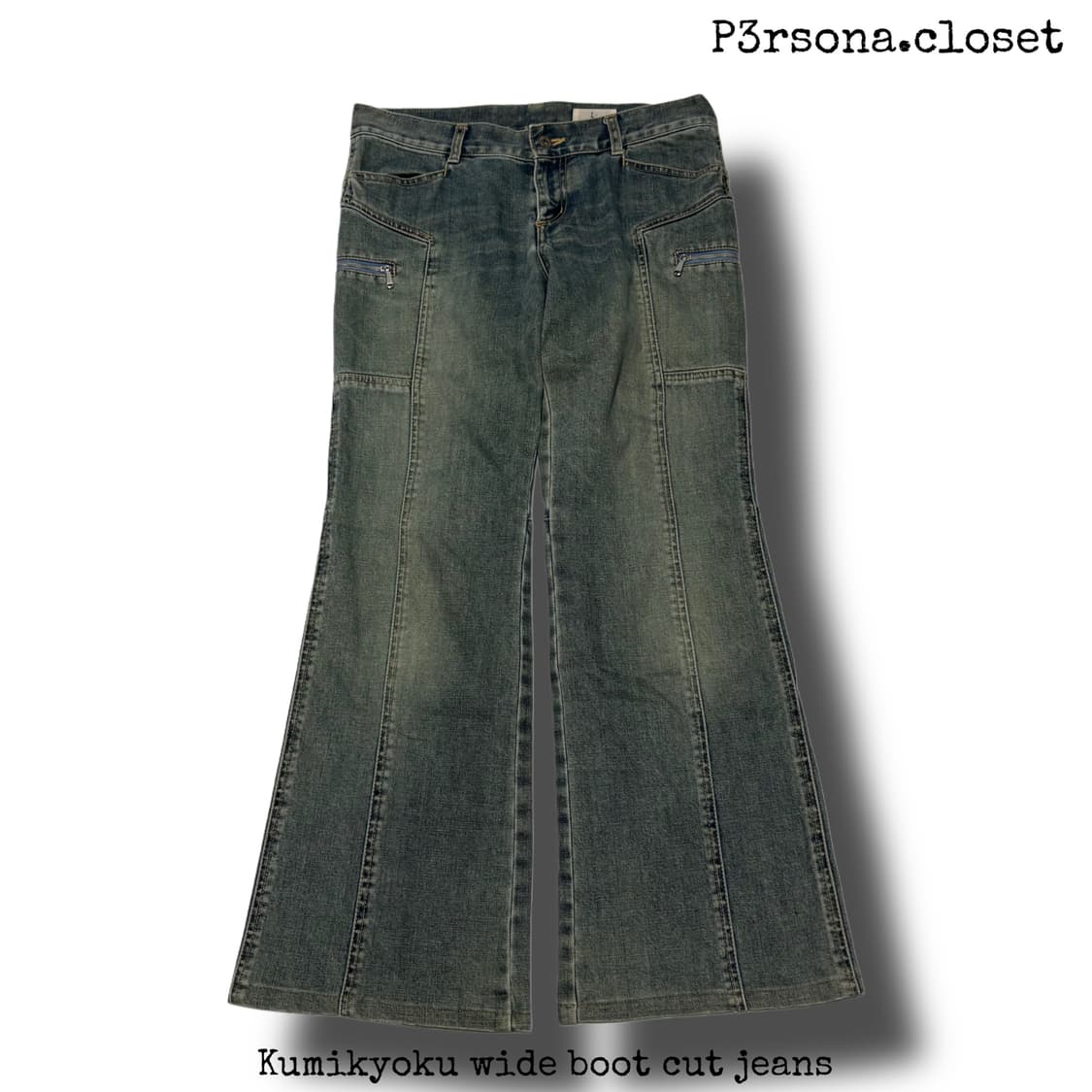 Kumikyoku wide boot cut jeans 상품이미지1