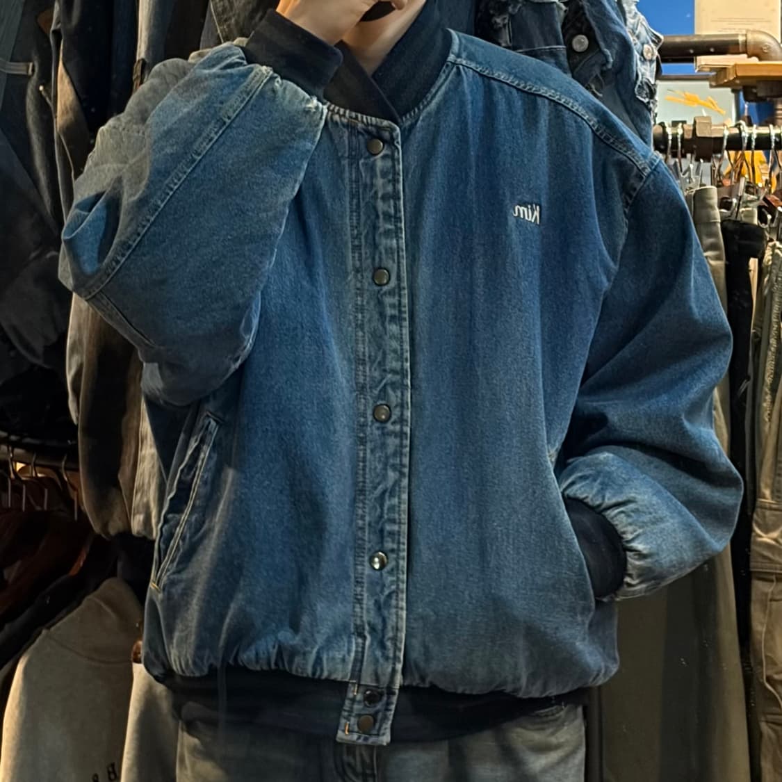 [NO.9] VTG 데님 바시티 자켓 상품이미지1