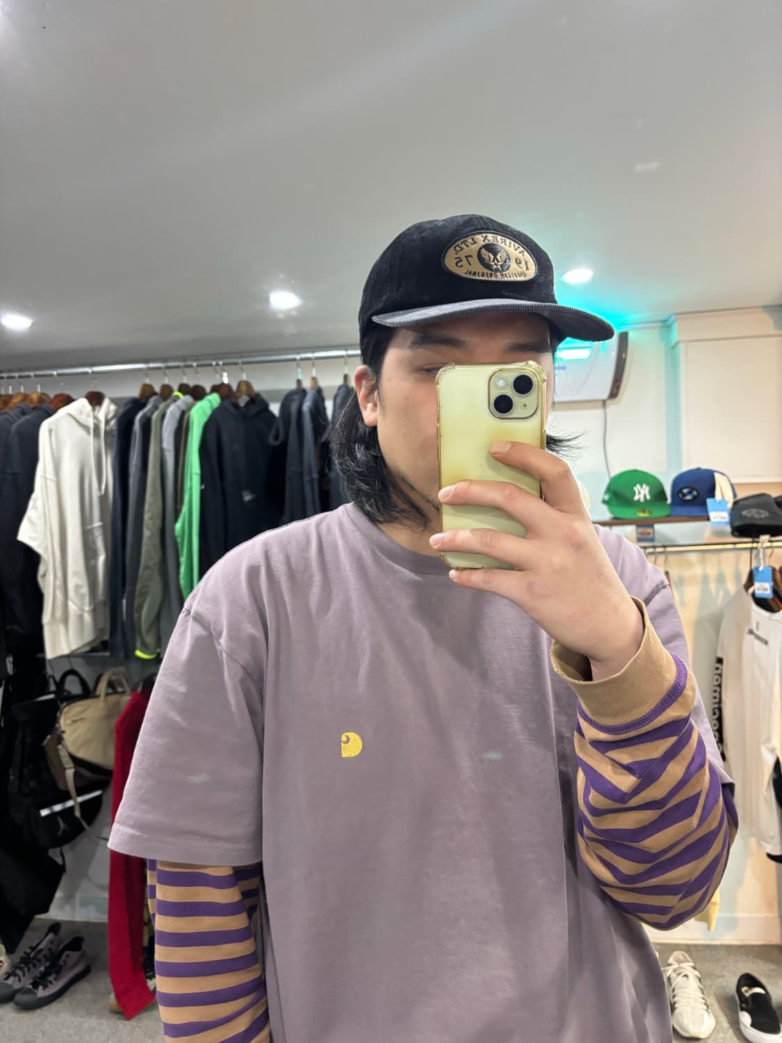 아비렉스 투톤 코듀로이 볼캡 상품이미지8