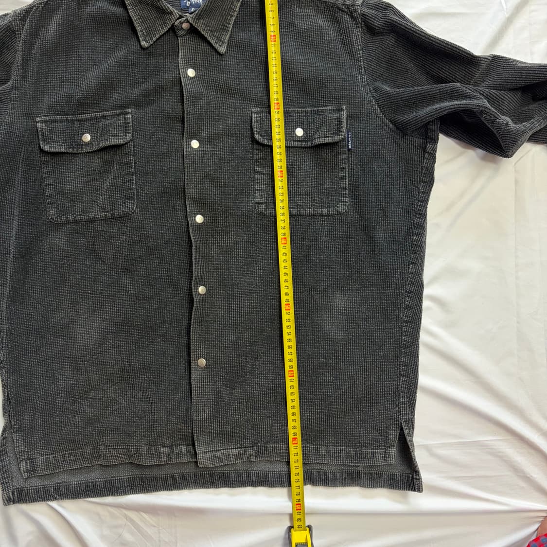 90s usa 올드 스투시 코듀로이 셔츠 상품이미지8