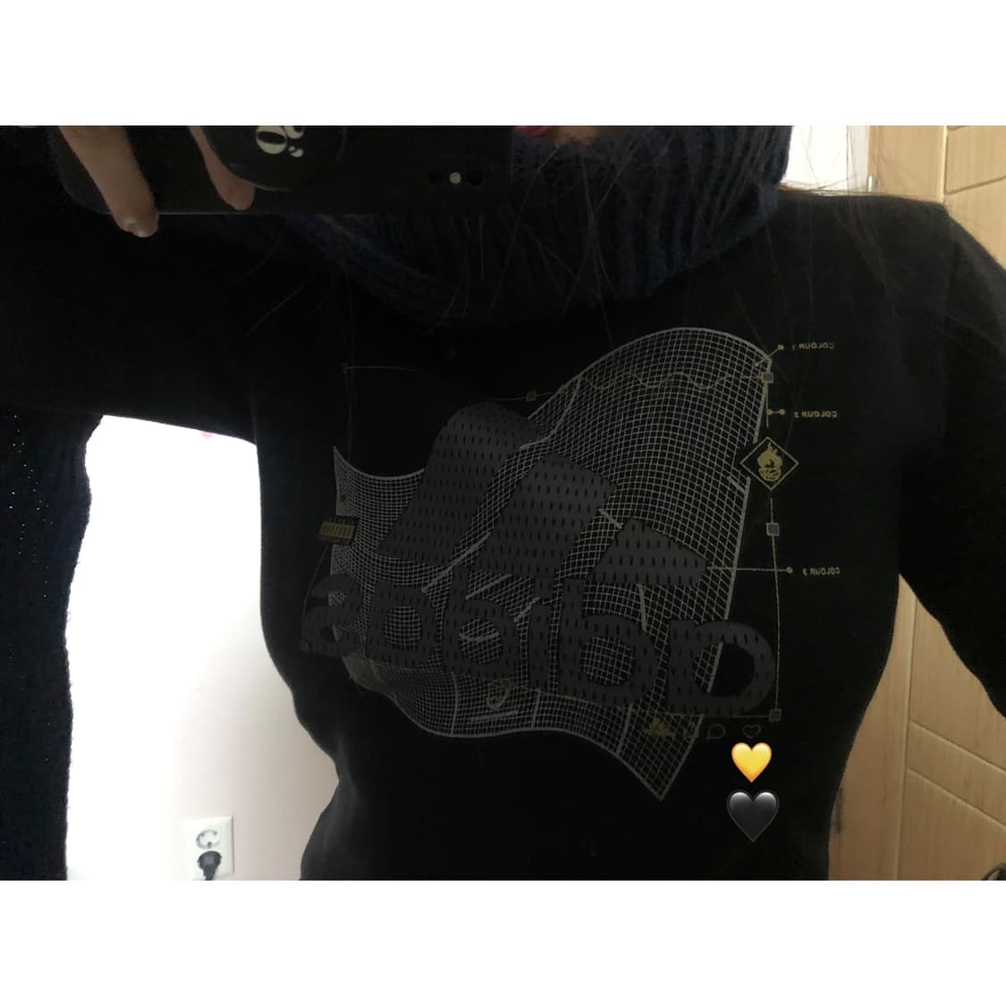 네이비 폴라 목도리 🍱  상품이미지7