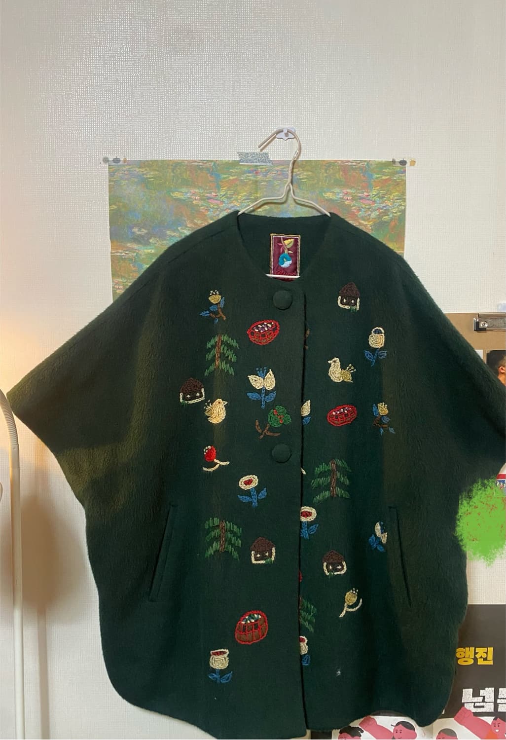 빈티지 자수 코트 상품이미지3