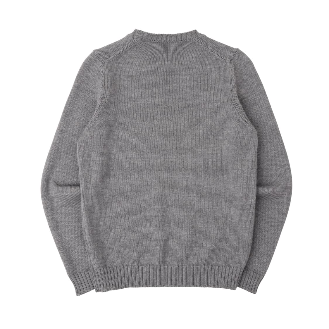 Zanone 자노네 그레이 울 라운드 니트 상품이미지5