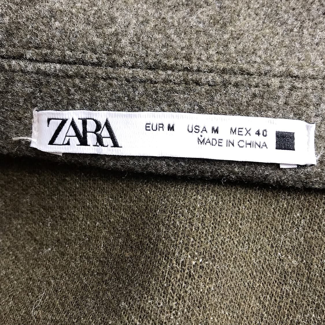 자라 zara 포켓 오버 셔츠형 자켓 남성M 상품이미지6