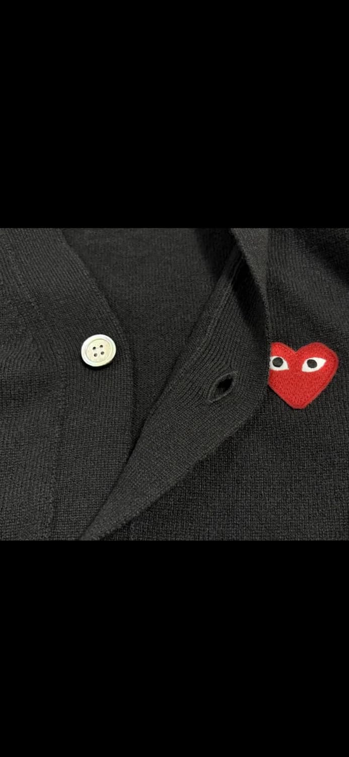 🔥[새상품/정품]🔥꼼데가르송 울 가디건 V넥 남녀공용 상품이미지6